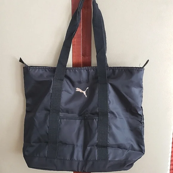 Tote Handbags Puma Evercat Tote Puma Bags Puma Tote Bag Black Poshmark